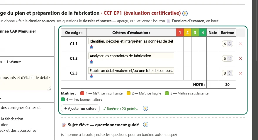 Le sujet élève : les questions et leurs zones de réponse — aperçu